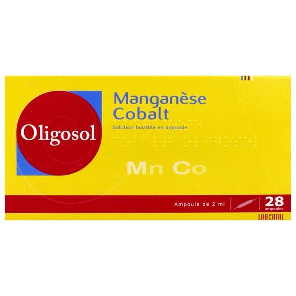 Manganese-Cobalt Oligosol Solution Buvable En Ampoule B/28