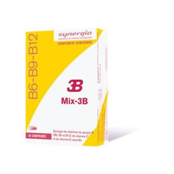 Mix 3B Complement Nutritionnel (Vitamine C E B6 B9 B12) Comprime 90