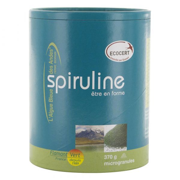 Flamant vert Spiruline microgranules certifiée Ecocert - 370 g