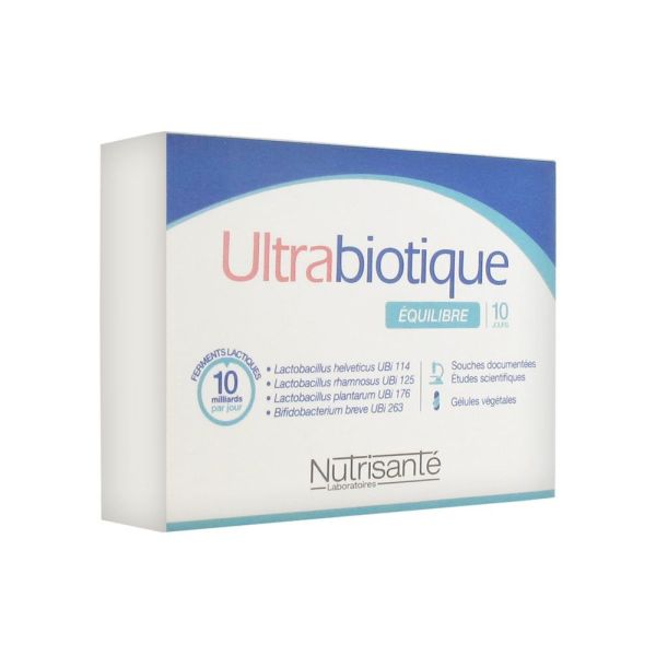 ULTRABIOTIQUE EQUILIBRE BOITE DE 10 GELULES