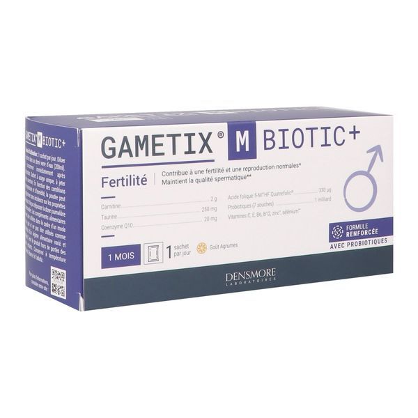 GAMETIX M BIOTIC+ PDR SACHET 30