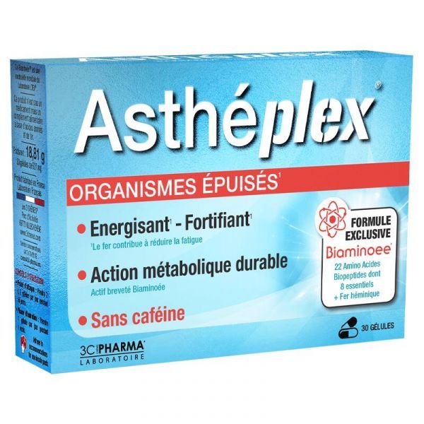 3C Pharma Astheplex - boîte de 30 gélules