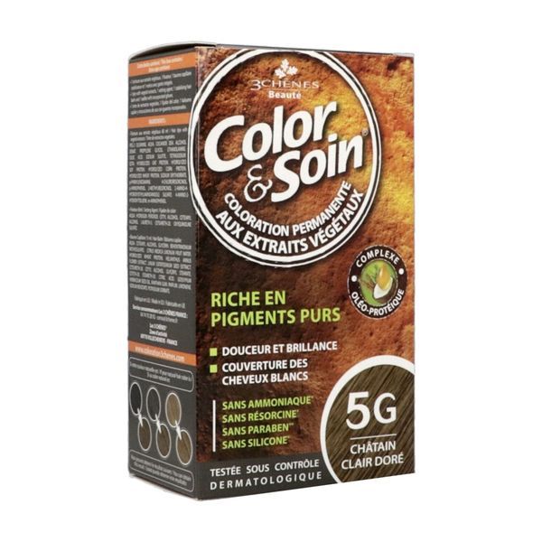 3 Chenes Color & Soin 5 G - Châtain clair doré - 135 ml