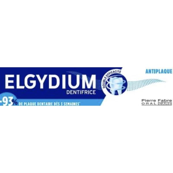 ELGYDIUM ANTIPLAQUE DENTIFRICE Dentifrice antiplaque, tube 75 ml x 2