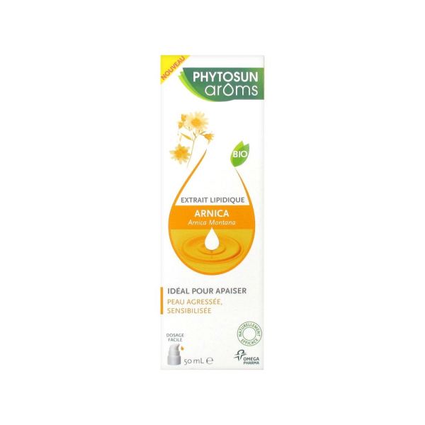 Phytosun'Aroms Huile Vegetale Arnica Bio Flacon 50 Ml 1