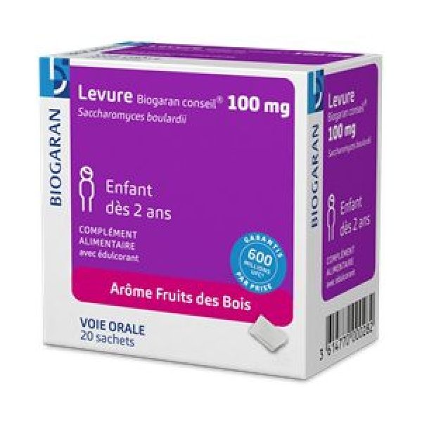 Levure Biog 100Mg 20Sac