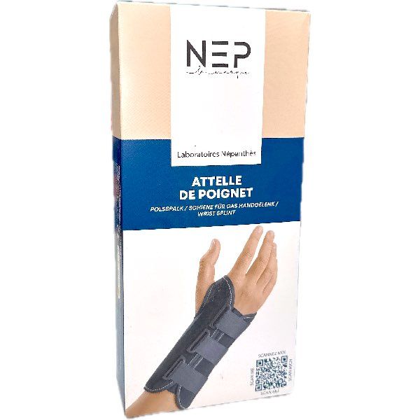 Nep Attelle De Poignet Droit Noir T1 1