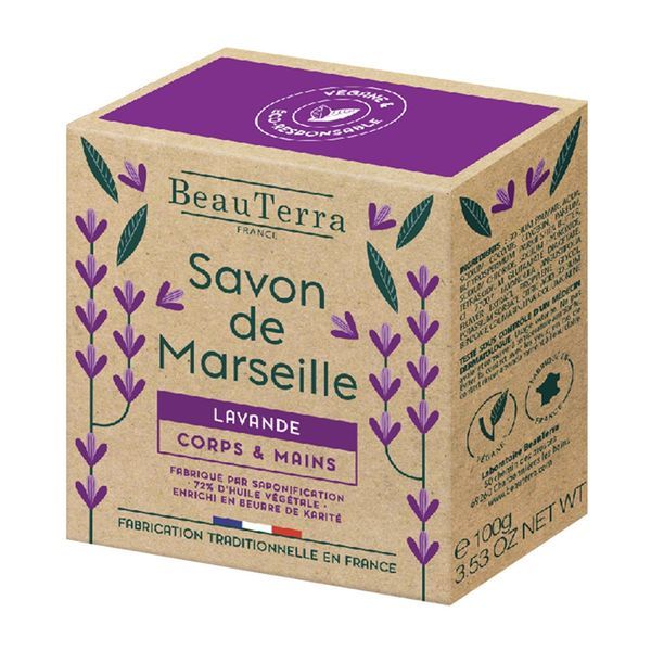 BEAUTERRA Savon de marseille Lavande 100g
