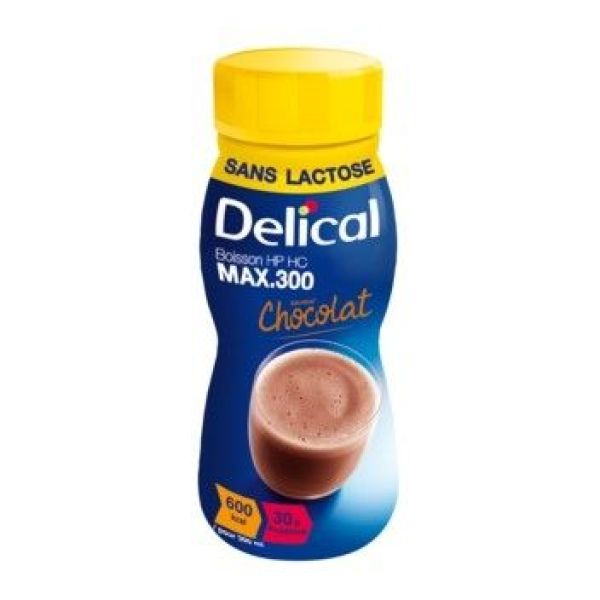 Delical Boisson 2.0 Max.300 Sans Lactose Chocolat Liquide Bouteille Ml Bt 4