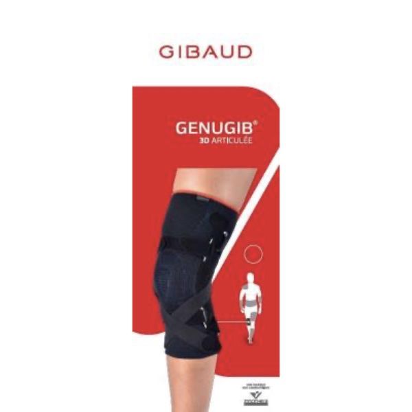 GENUGIB 3D ARTICULEE Genouillère de compression, articulée, bilatérale, taille 3, unité