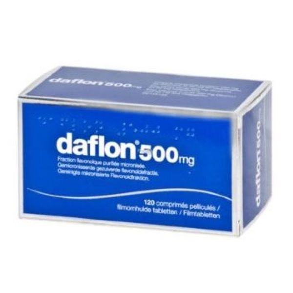 DAFLON 500 MG COMPRIME PELLICULE B/120