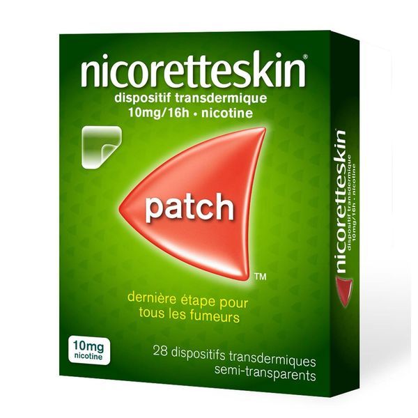 Nicoretteskin 10 Mg/16 Heures (Nicotine) Dispositif Transdermique En Sachet B/28