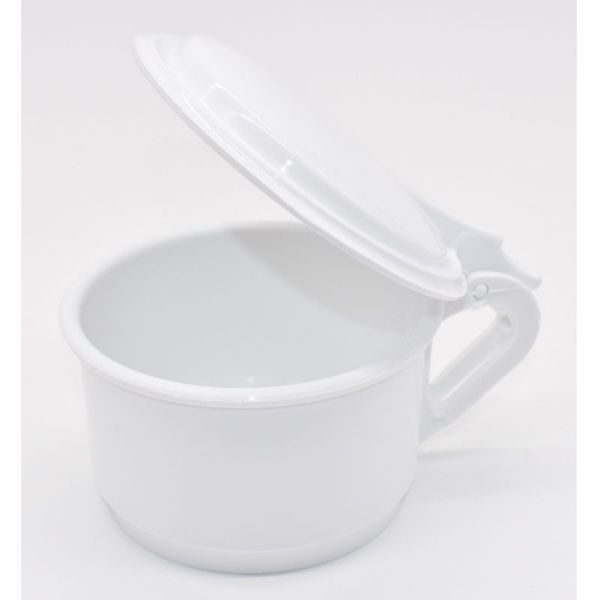 SANIPHARM CRACHOIR Crachoir en plastique avec couvercle, unité