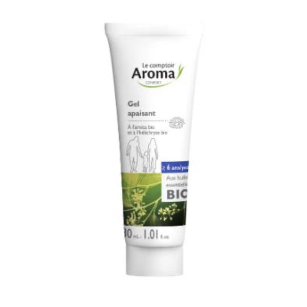 LE COMPTOIR AROMA BIO GEL APAISANT Gel apaisant aux 5 huiles essentielles bio, tube 30 ml