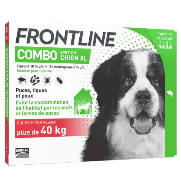 Frontline Combo Spot-On Chien Xl (Pipette A Embout Secable) 4,02 Ml 4