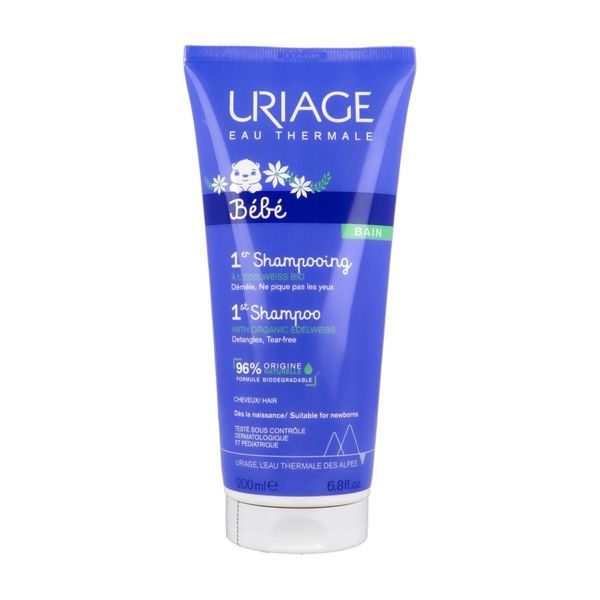 Uriage 1Er Shampoing - Nf S/Silicone Nouveaux Ingredients Emulsion Tube 200 Ml 1