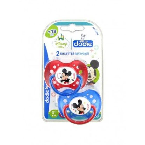 Dodie Sucette Anatomique Silicone Disney Mickey A65 Boite +18 Mois 1