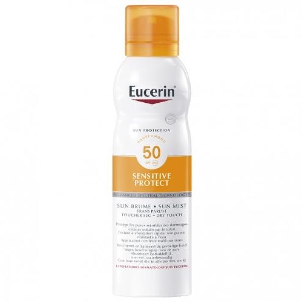 Eucerin Sun Protection Sensitive Protect Brume Transparente Spray SPF 50 200 ml