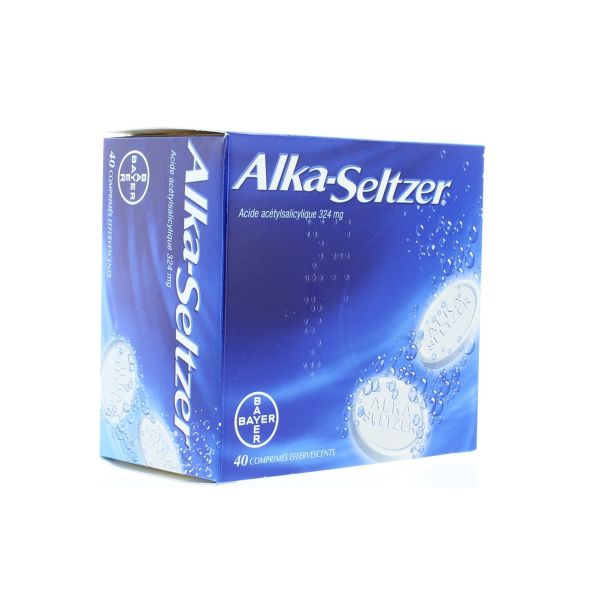 ALKA SELTZER 324 MG COMPRIME EFFERVESCENT B/40