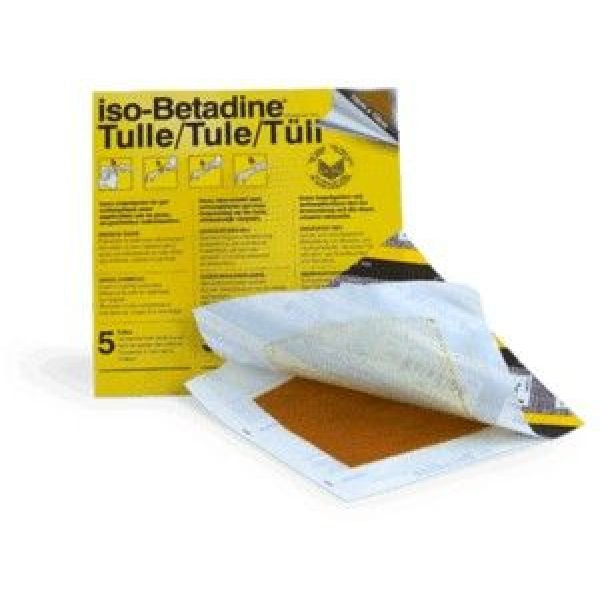 Betadine Tulle 10 Pour Cent Pansement Medicamenteux B/10