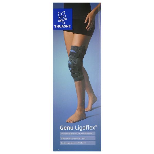 GENU LIGAFLEX FERMEE NOUVELLE VERSION Genouillère ligamentaire articulée, longue, bilatérale, taille 4, unité