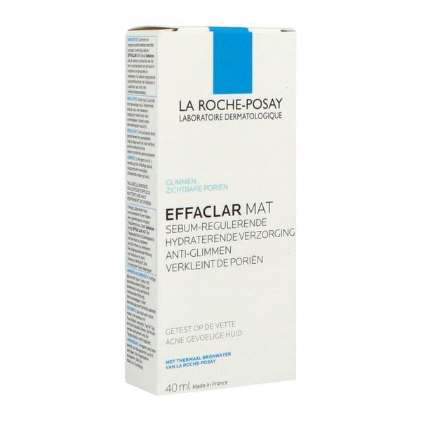 Effaclar Mat Hydratant Sebo-Regulateur Creme Tube 40 Ml 1