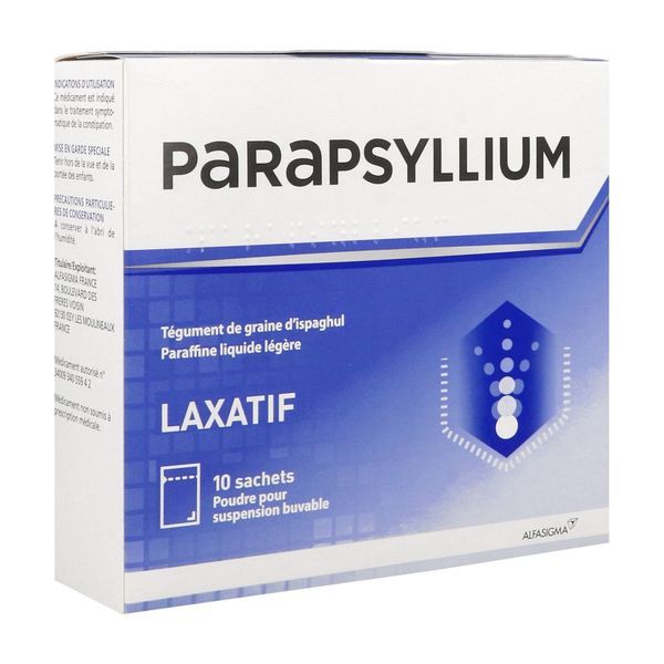 PARAPSYLLIUM SACHET Poudre pour suspension buvable, boîte 10 sachets 10 g