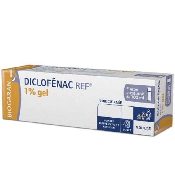 Diclofenac Ref 1 % Gel 100 Ml En Flacon Pressurise