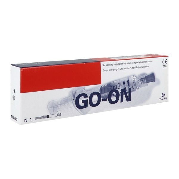 Go-On Solution Injectable Intra-Articulaire Sodium Hyaluronate 25Mg Sol Sering 2,5 Ml 1