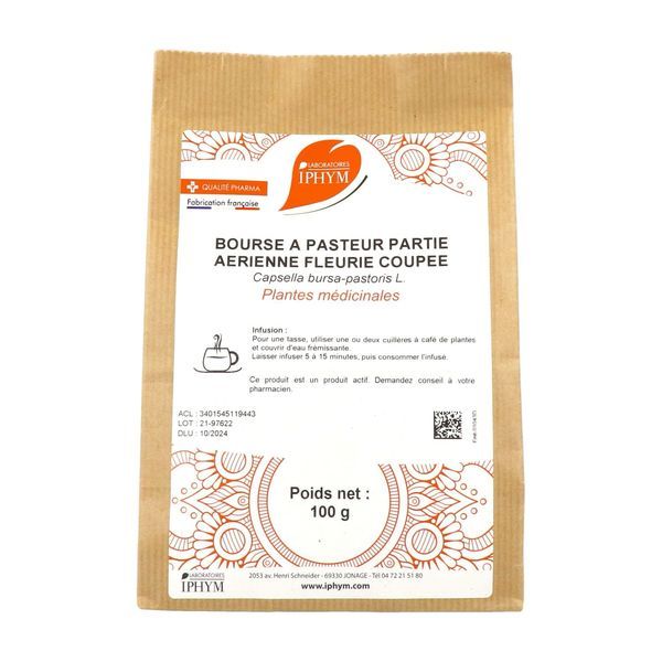 Iphym Bourse A Pasteur Plante Coupee 100 G 1