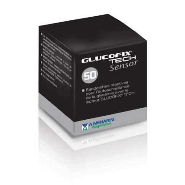 Glucofix Tech Sensor (Pour Tech & Tech 2K) Bandelette 50