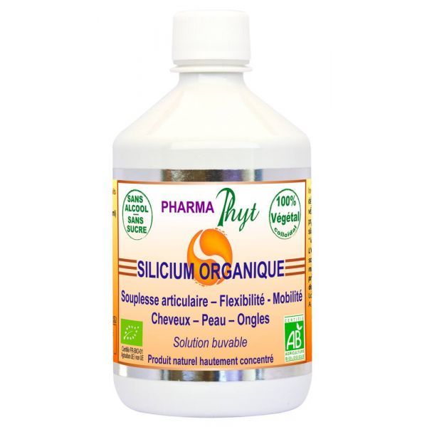 Pharmaphyt Silicium organique végétalisé BIO - flacon 500 ml
