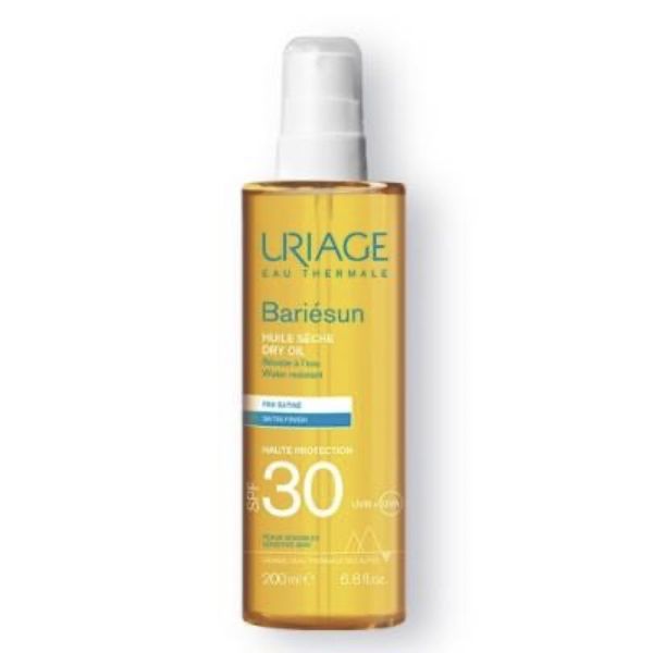 BARIESUN HUILE SECHE SPF 30 Huile sèche solaire haute protection, SPF 30, spray 200 ml
