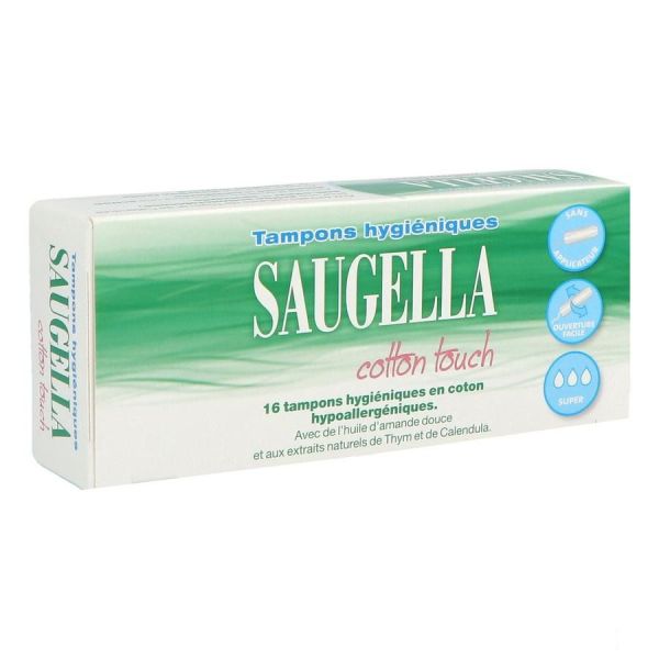 Saugella Cotton Touch Tampon Super 16