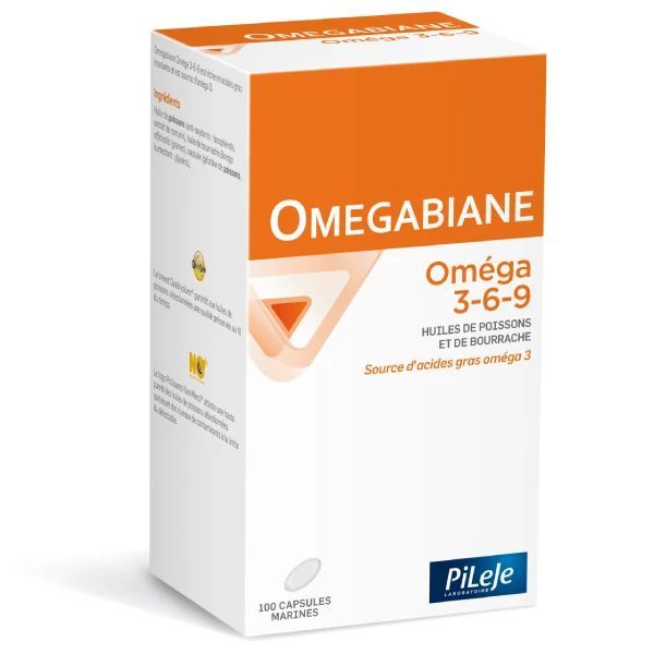 Pilège Omegabiane Oméga 3-6-9 100 capsules marines
