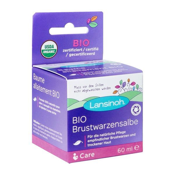 LANSINOH BAUME ALLAITEMENT BIO POT 60 ML 1