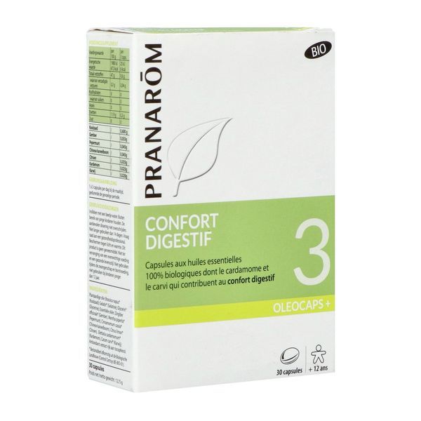 Pranarom 3 Confort digestif BIO - 30 caps
