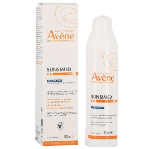 SUNSIMED KA BLUE LIGHT Fluide solaire très haute protection, SPF 50+, dispositif médical, fl 80 ml