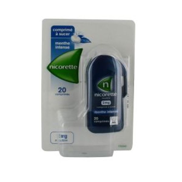 NICORETTE COMPRIME 1 COMPRIME A SUCER 2 MG BOITE DE 20