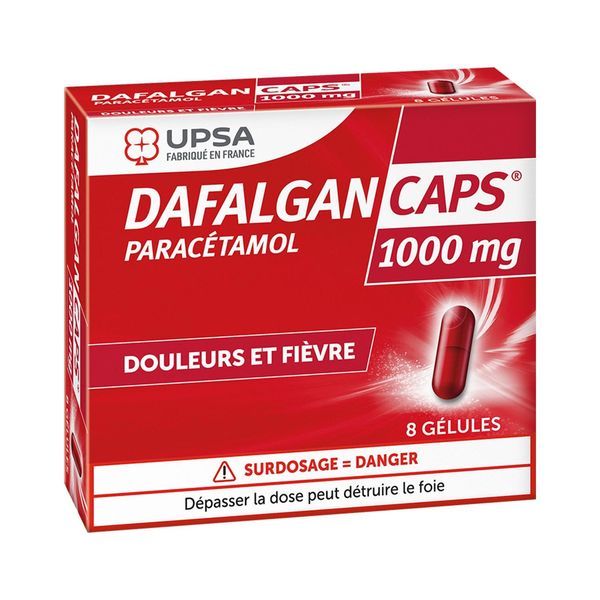 Dafalgancaps 1000mg Gelu Bt8