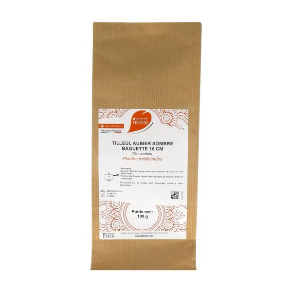 TILLEUL AUBIER BLANC IPHYM Tilleul aubier blanc, vrac, baguette 100 g