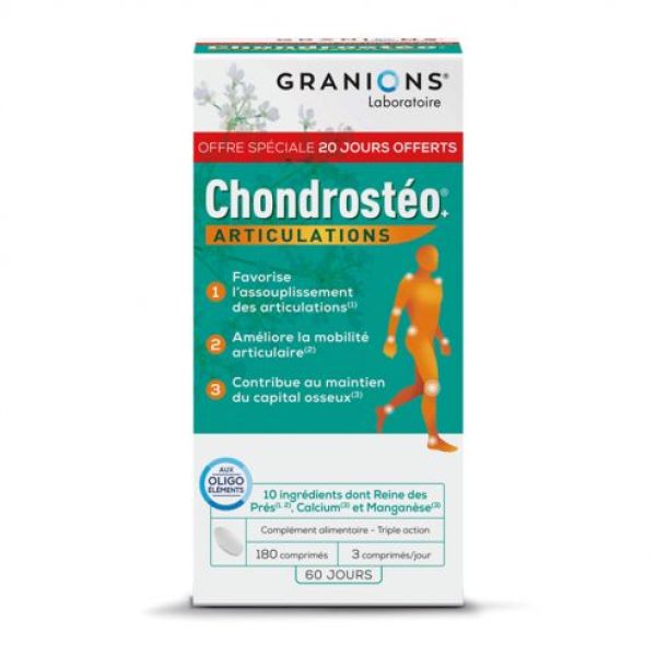 Granions Chondrostéo - 180 comprimés