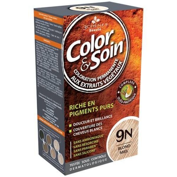3 Chenes Color & Soin 9 N - Blond miel - 135 ml