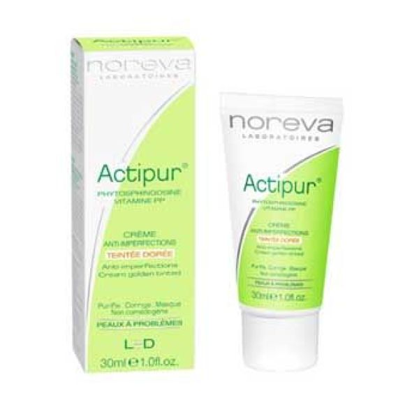 Actipur Creme Anti Imperfections Teintee Doree Tube 30 Ml 1