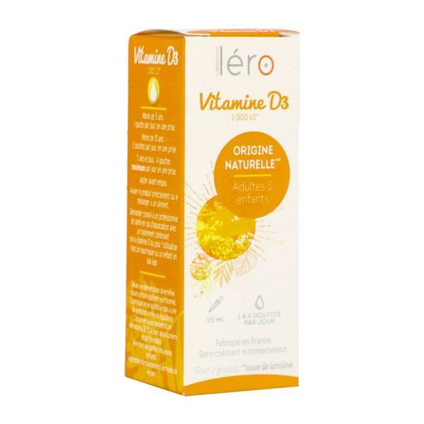 Lero Vitamine D3 Fl 20Ml