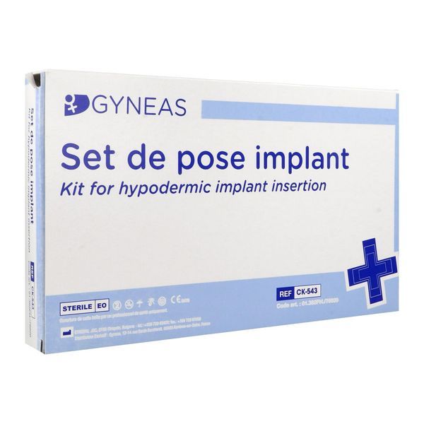 GYNEAS SET DE POSE Set de pose d'implant sous-cutané, stérile, unité