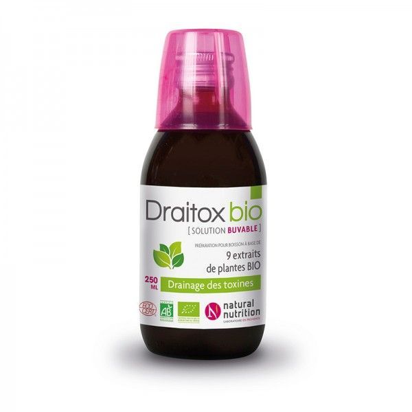 Natural Nutrition - Draitox Buvable BIO : Détox - 250 ml