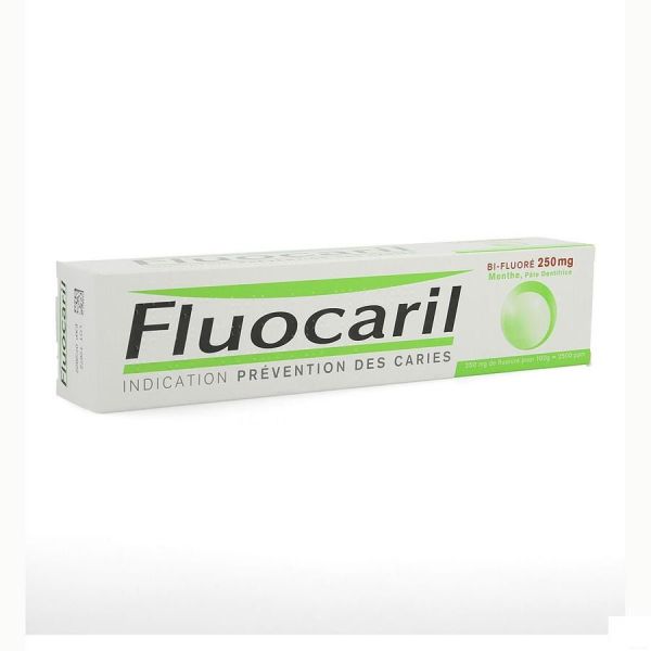 Fluocaril Bifluore 250 Mg Menthe Pate Dentifrice 1 Tube(S) Alumino Plastique