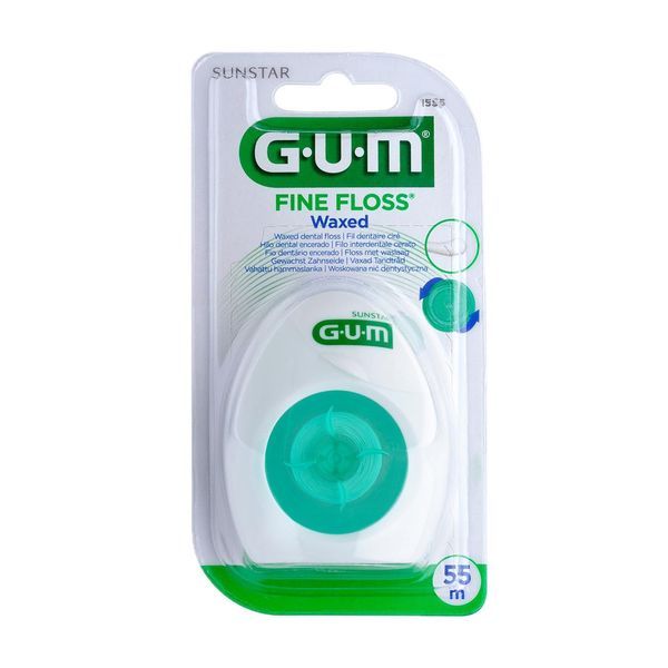 GUM FINE FLOSS Fil dentaire en soie légèrement ciré, unité