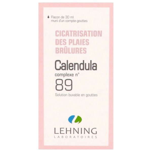 Calendula Complexe N 89 Solution Buvable En Gouttes 1 Flacon(S) Compte-Gouttes En Verre Jaune De 30 Ml